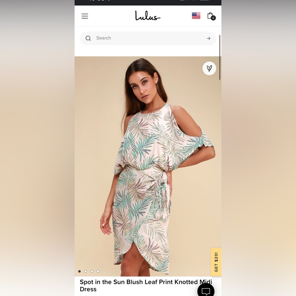 Lulu’s tropical Midi dress!